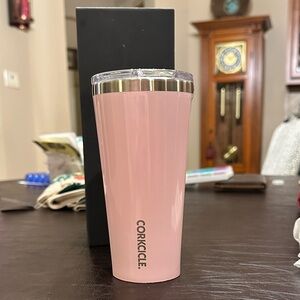 Corkcicle 16 ounce Pink Tumbler